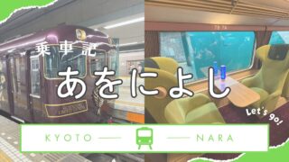 【奈良旅行】観光特急「あをによし」乗車レビュー