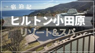 【宿泊記】ヒルトン小田原リゾート&スパ 2024年12月